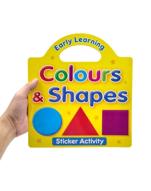 early learning colours and shapes - sticker activity