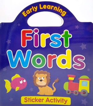 early learning first words - sticker activity