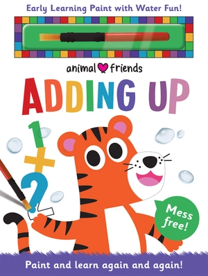 early learning magic water colouring - animal friends adding up