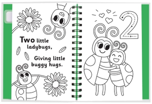 early learning magic water colouring - animal friends counting