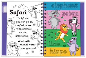 early learning magic water colouring - animal friends first words