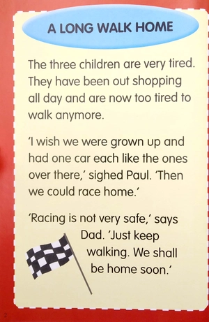 early readers: large print reading scheme