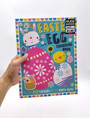 easter egg colouring book