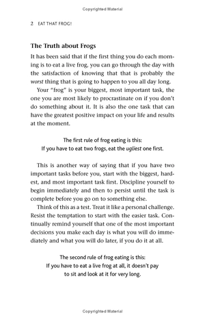 eat that frog! - 21 great ways to stop procrastinating and get more done in less time
