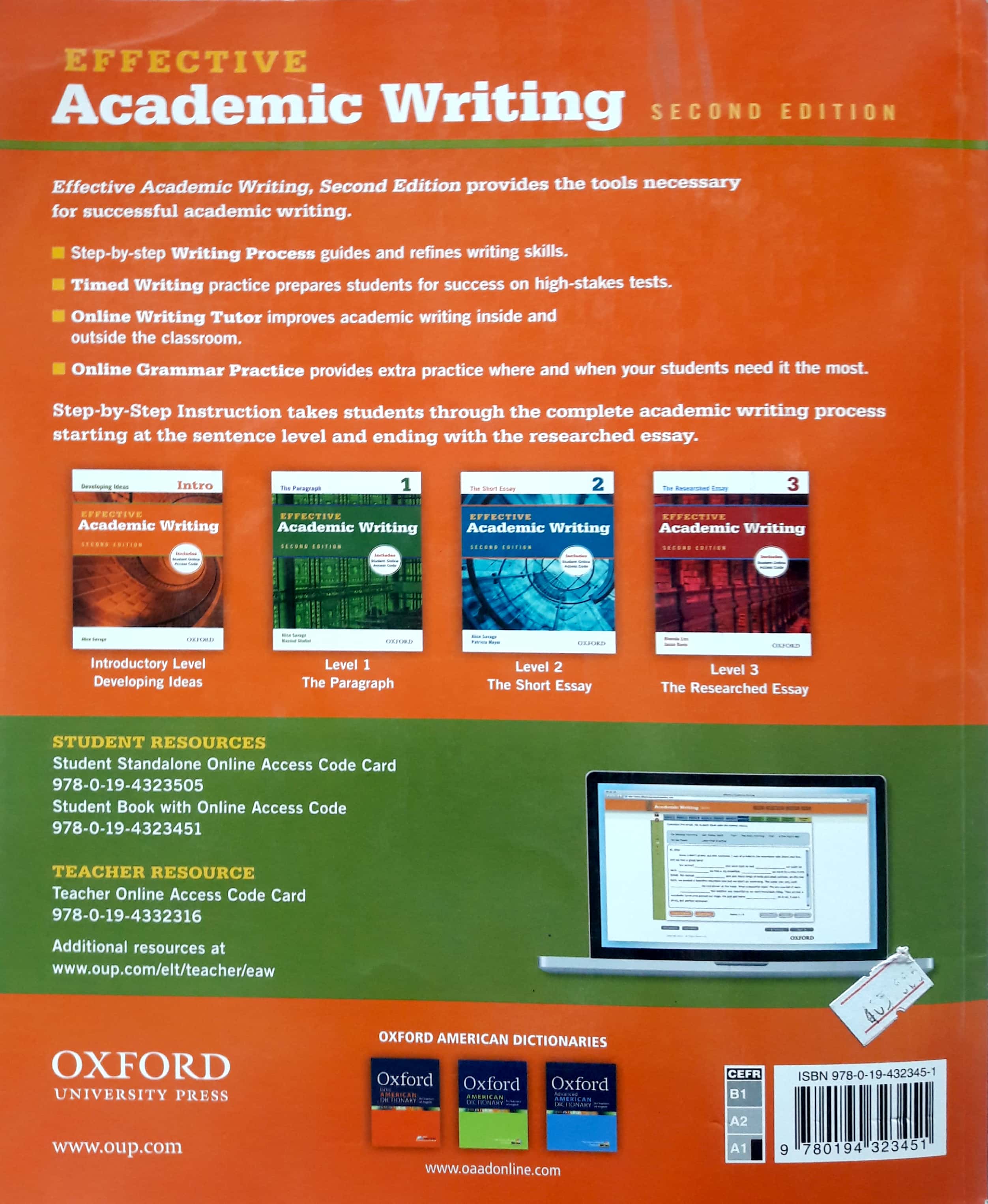 Effective Academic Writing Introductory Student Book with Access to Oxford Learn 2Ed