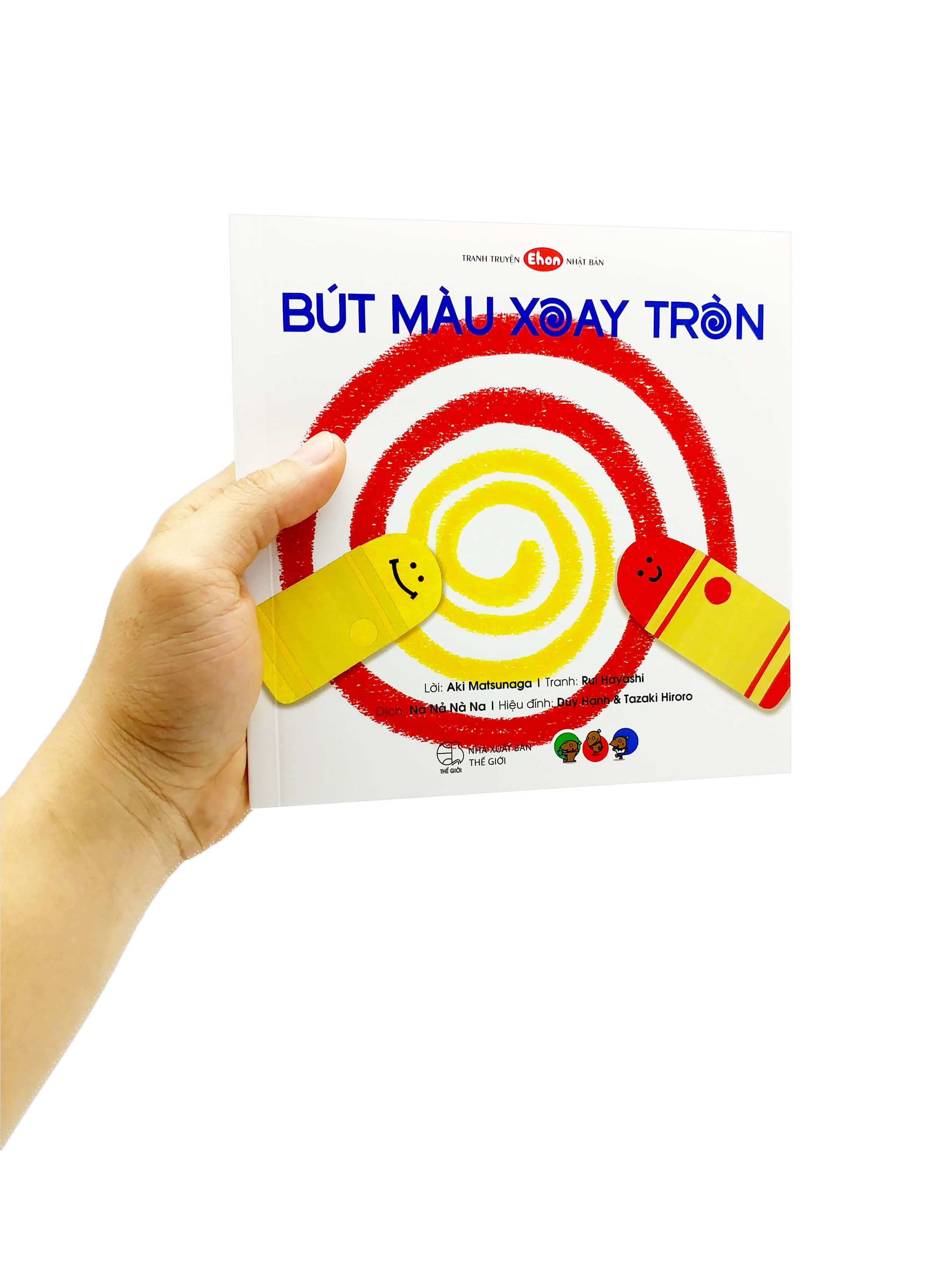 ehon - bút màu xoay tròn