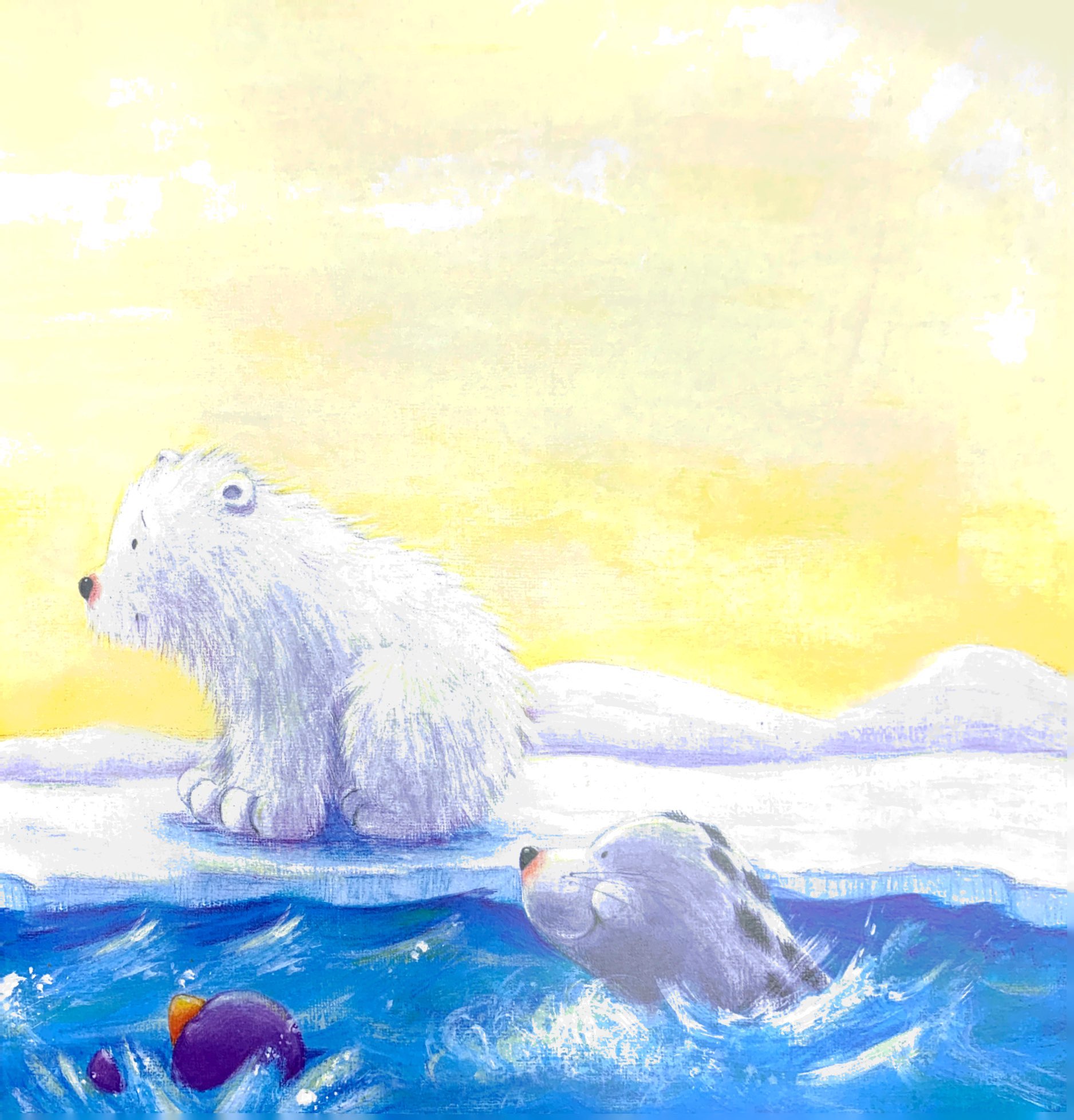 ehon châu âu - chim cánh cụt nhỏ dũng cảm