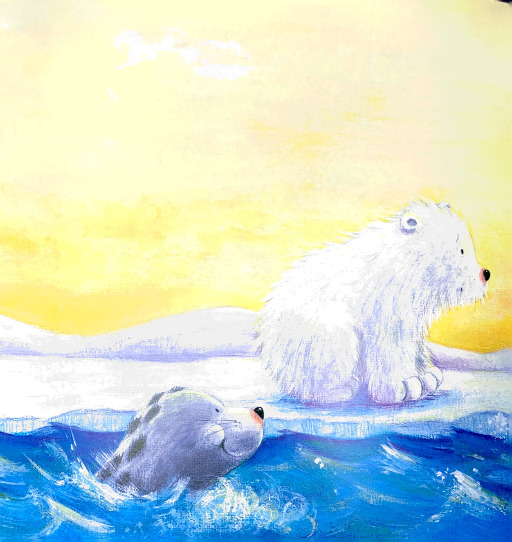 ehon châu âu - chim cánh cụt nhỏ dũng cảm