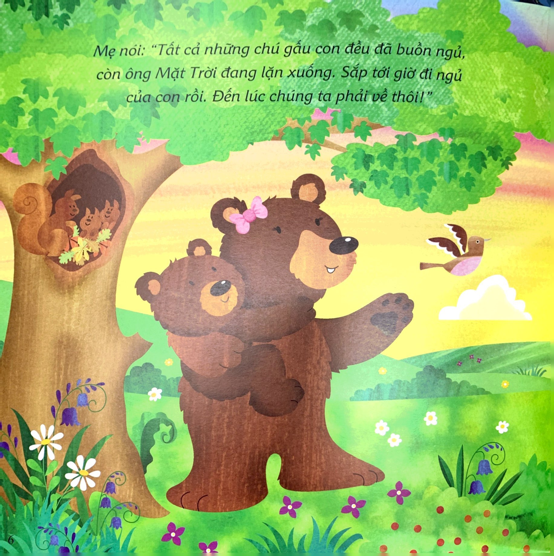 ehon châu âu - chúc gấu con ngủ ngon