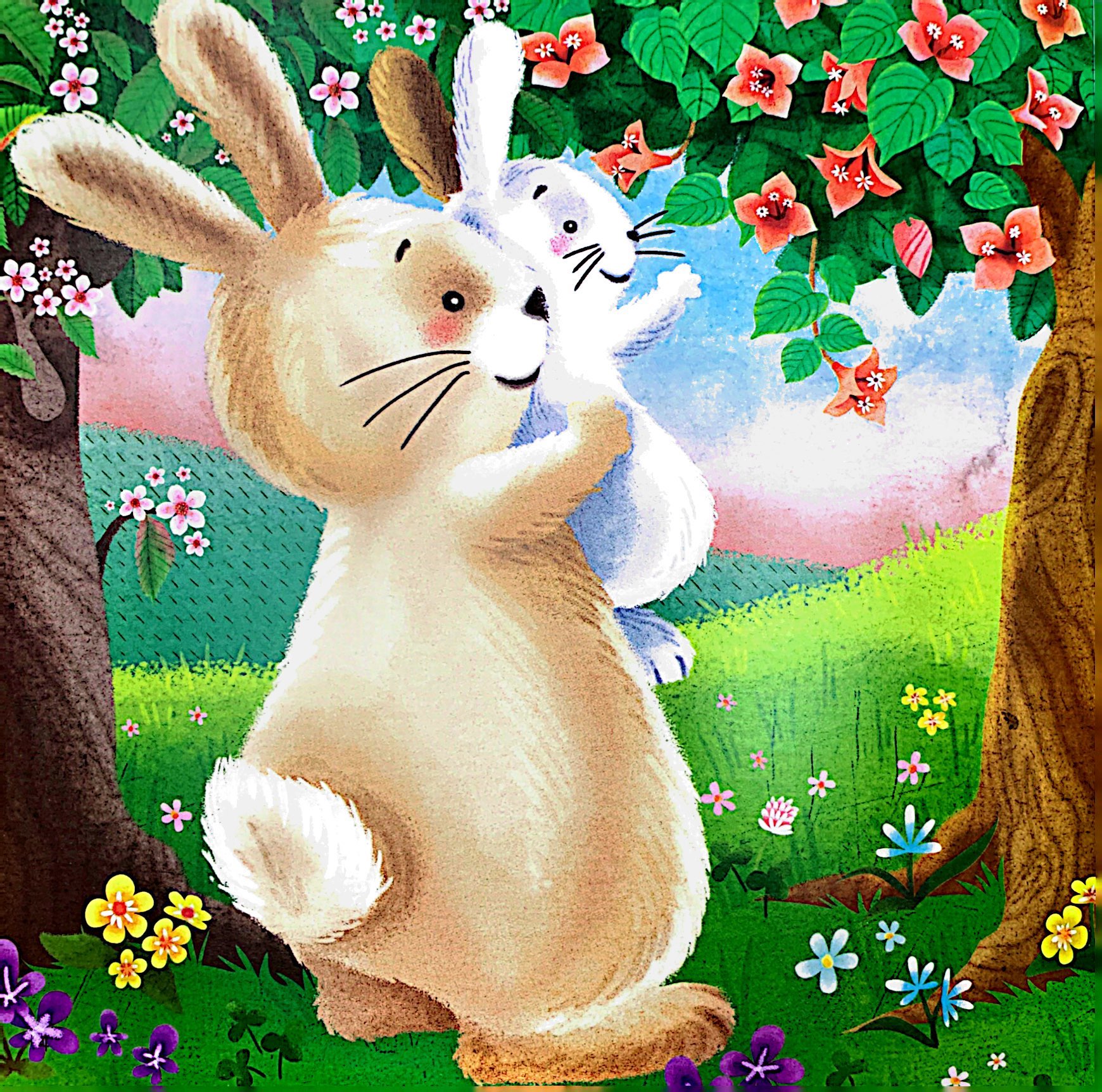 ehon châu âu - hãy ôm con nào!