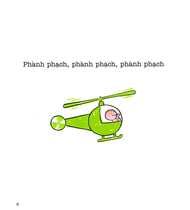 Ehon Choi Cung Momo - Chu Be Qua Dao - Cung Lai May Bay Nao! (Tai Ban)