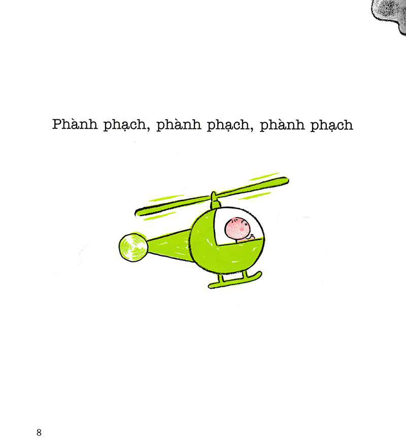 Ehon Choi Cung Momo - Chu Be Qua Dao - Cung Lai May Bay Nao! (Tai Ban)