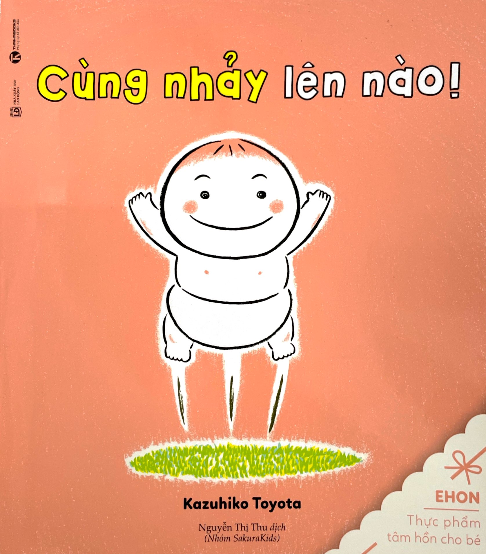 ehon chơi cùng momo - chú bé quả đào - cùng nhảy lên nào! (tái bản 2022)