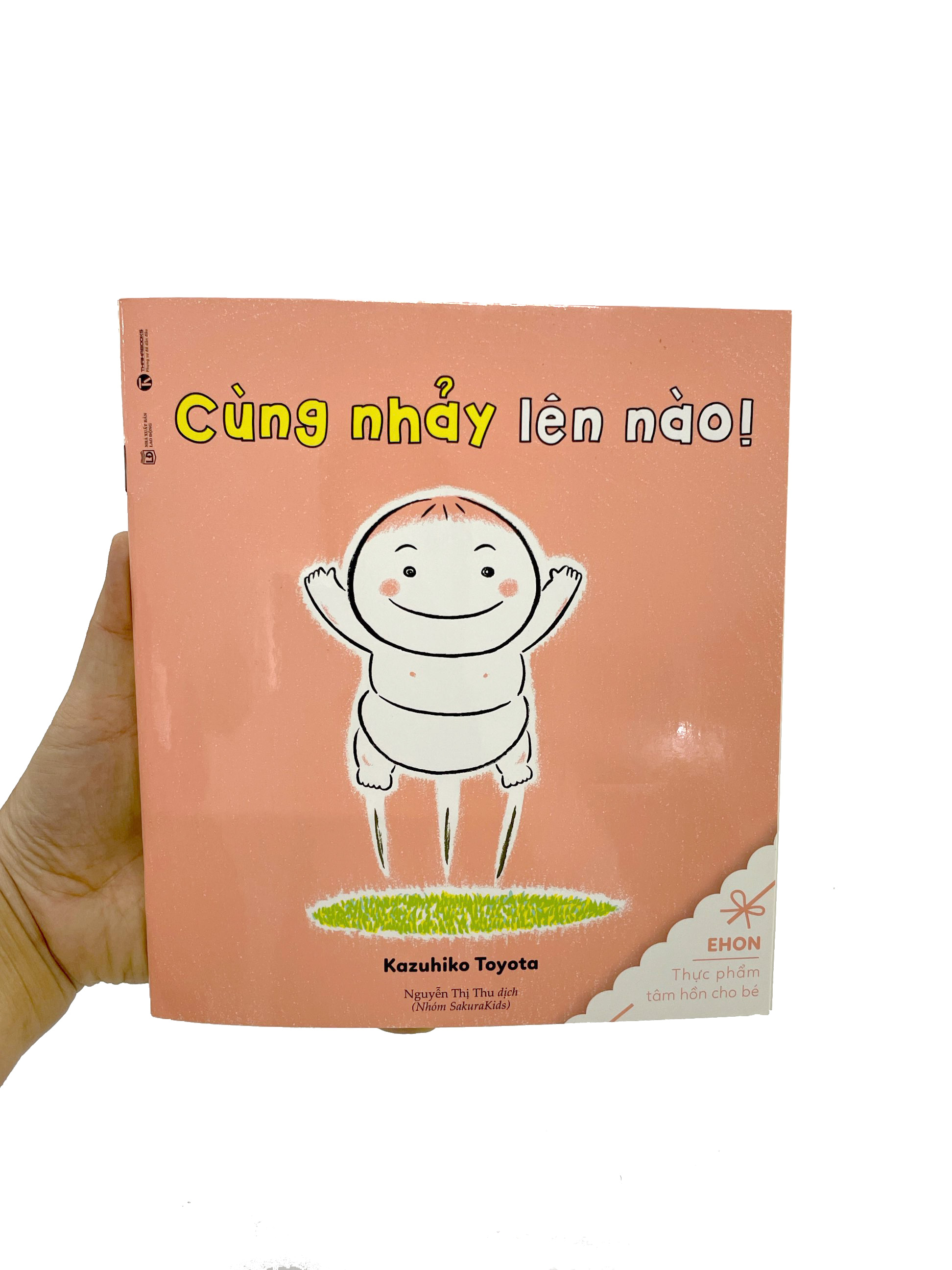 ehon chơi cùng momo - chú bé quả đào - cùng nhảy lên nào! (tái bản 2022)