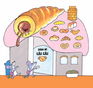 ehon - chuột con lon ton - đi chợ (0-6 tuổi)