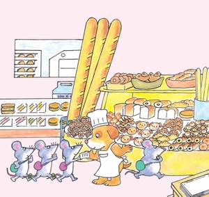 ehon - chuột con lon ton - đi chợ (0-6 tuổi)