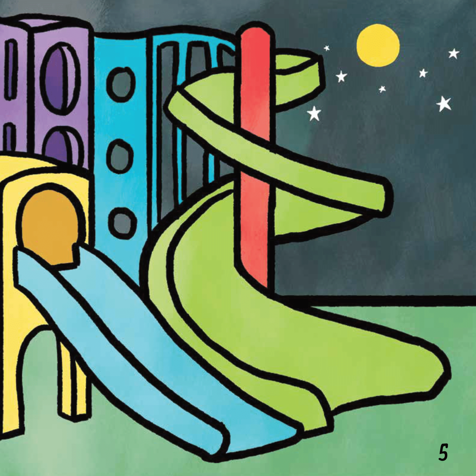 ehon em bé hạnh phúc - bé vui bé khỏe: chơi cầu trượt (dành cho bé 1-6 tuổi)