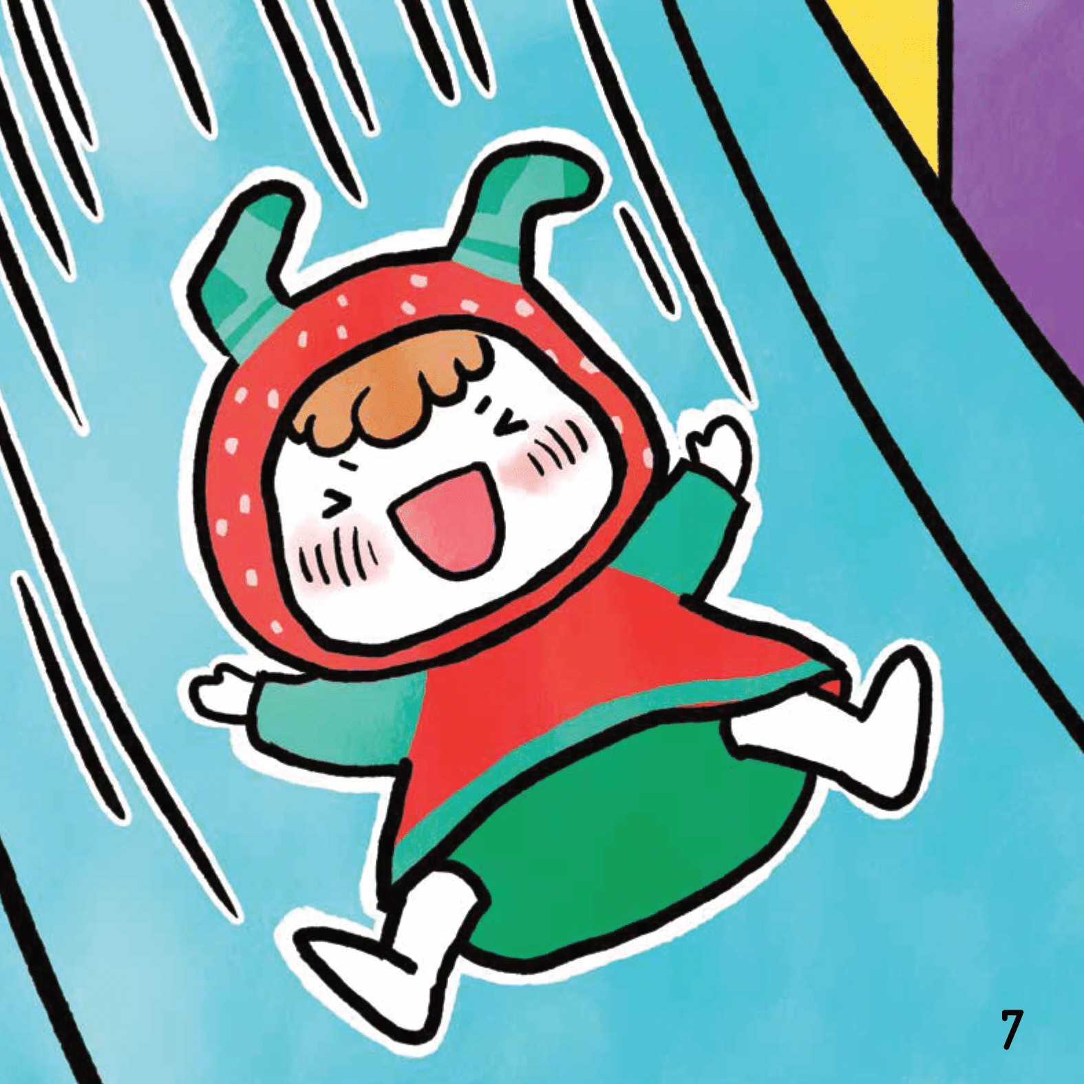 ehon em bé hạnh phúc - bé vui bé khỏe: chơi cầu trượt (dành cho bé 1-6 tuổi)