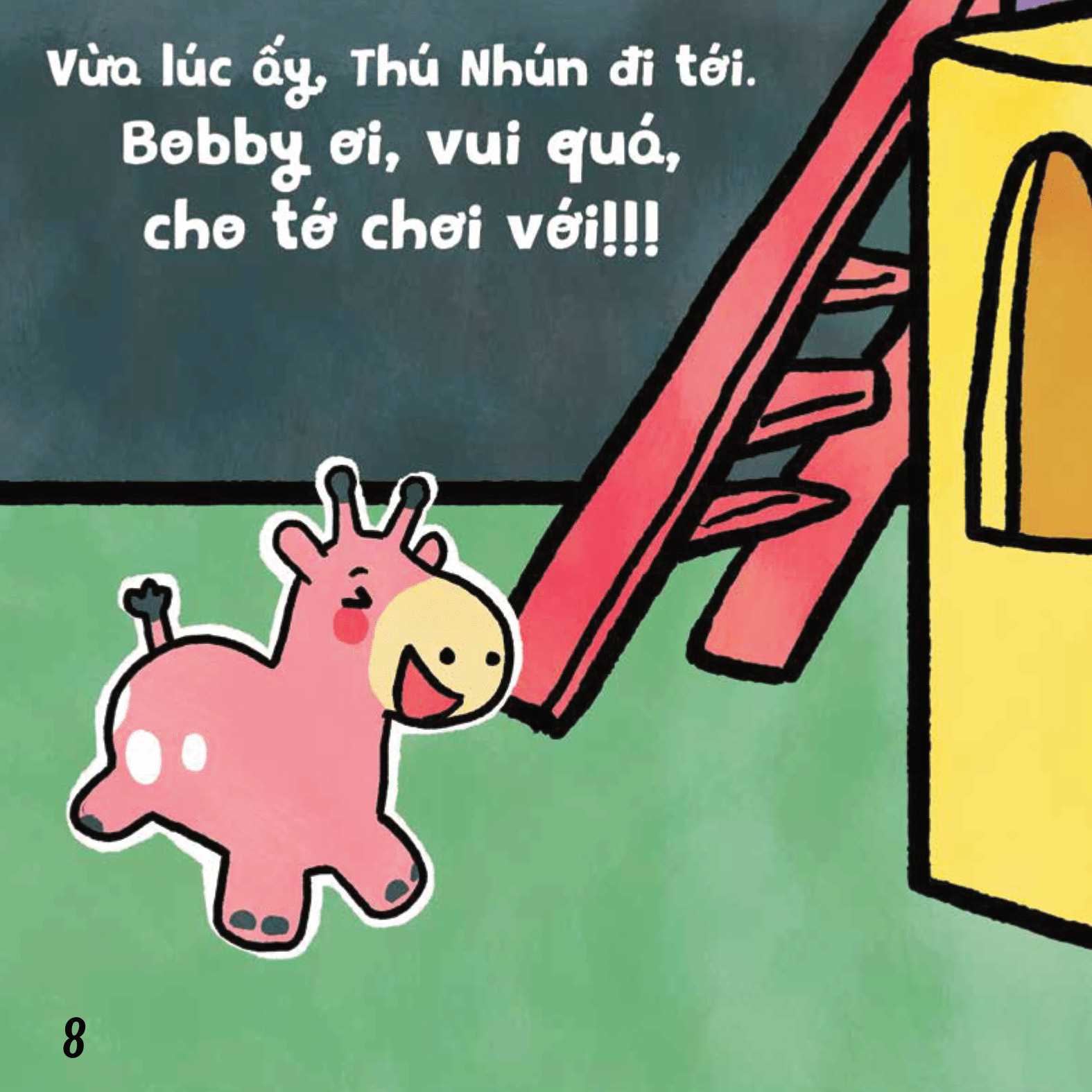 ehon em bé hạnh phúc - bé vui bé khỏe: chơi cầu trượt (dành cho bé 1-6 tuổi)