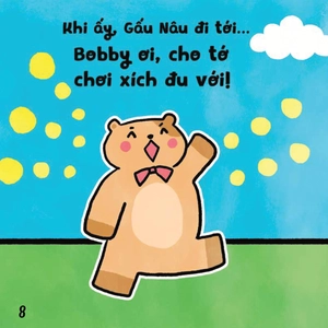 ehon em bé hạnh phúc - bé vui bé khỏe: chơi xích đu (dành cho bé 1-6 tuổi)