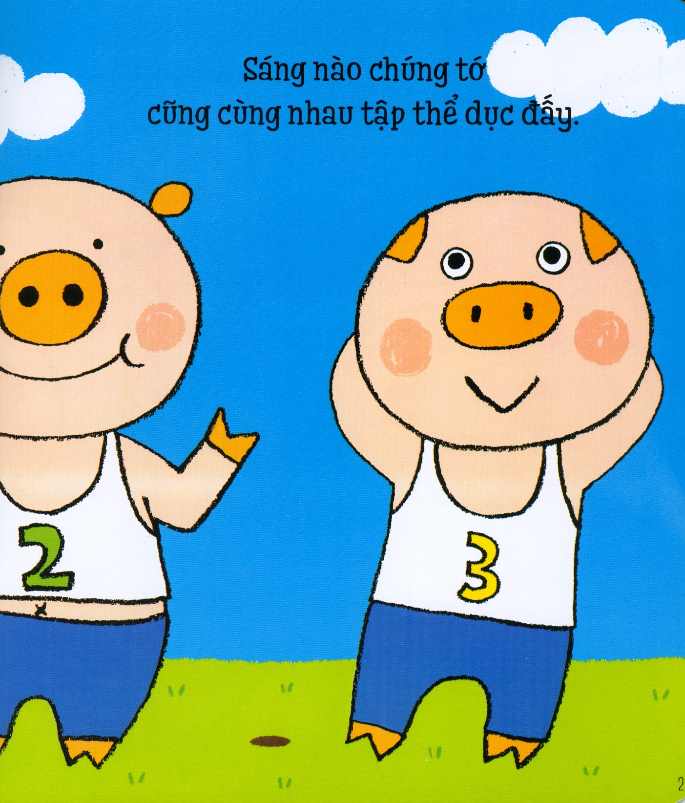 ehon kĩ năng sống cho bé - heo con tập thể dục (dành cho bé 0-6 tuổi) (tái bản 2023)