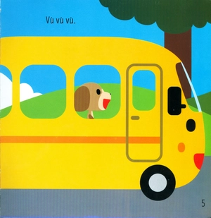 ehon kĩ năng sống cho bé - xe buýt vù vù (từ 0 - 3 tuổi)