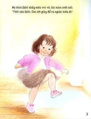 ehon kỹ năng sống cho bé - đôi giày của saki (từ 3 - 8 tuổi)