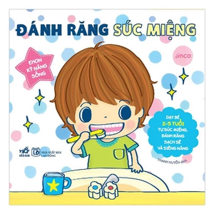 ehon kỹ năng sống - đánh răng xúc miệng (tái bản 2020)