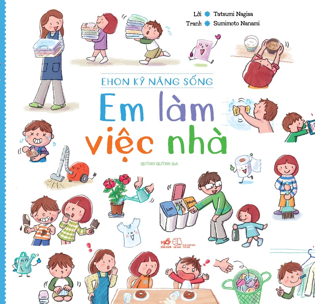 ehon kỹ năng sống - em làm việc nhà (tái bản 2020)