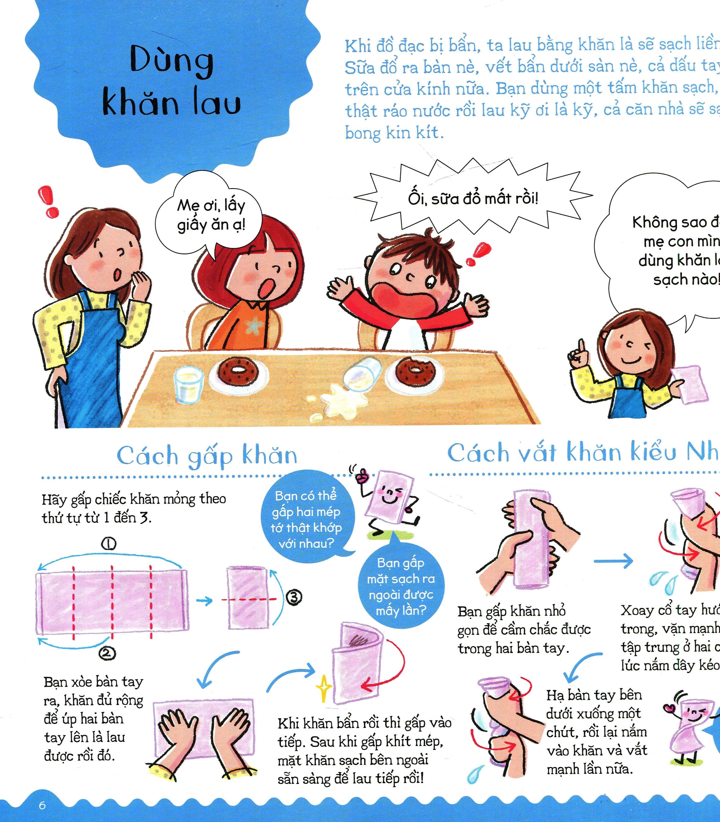 ehon kỹ năng sống - em làm việc nhà (tái bản 2020)