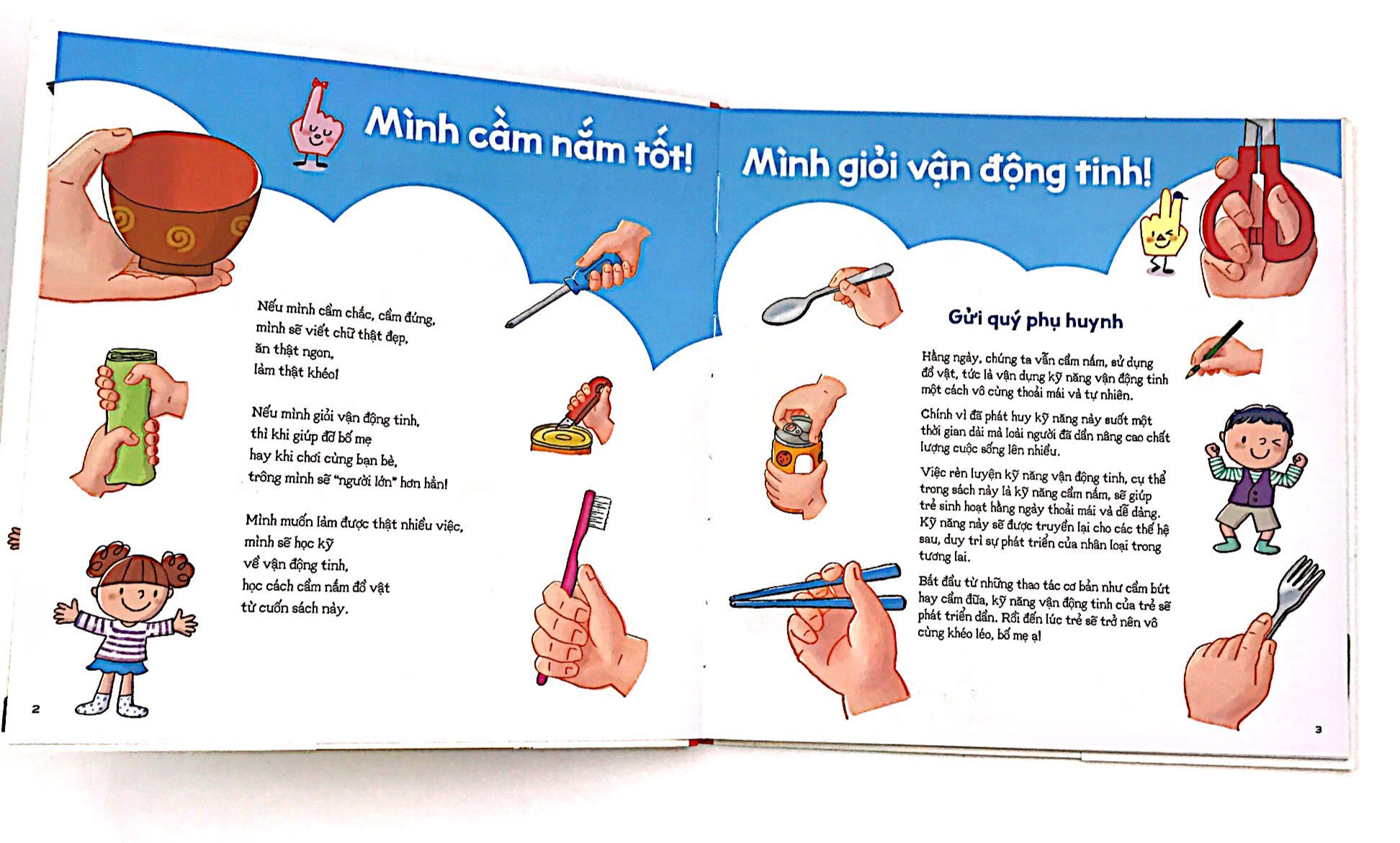 ehon kỹ năng sống - khéo léo dùng đôi tay