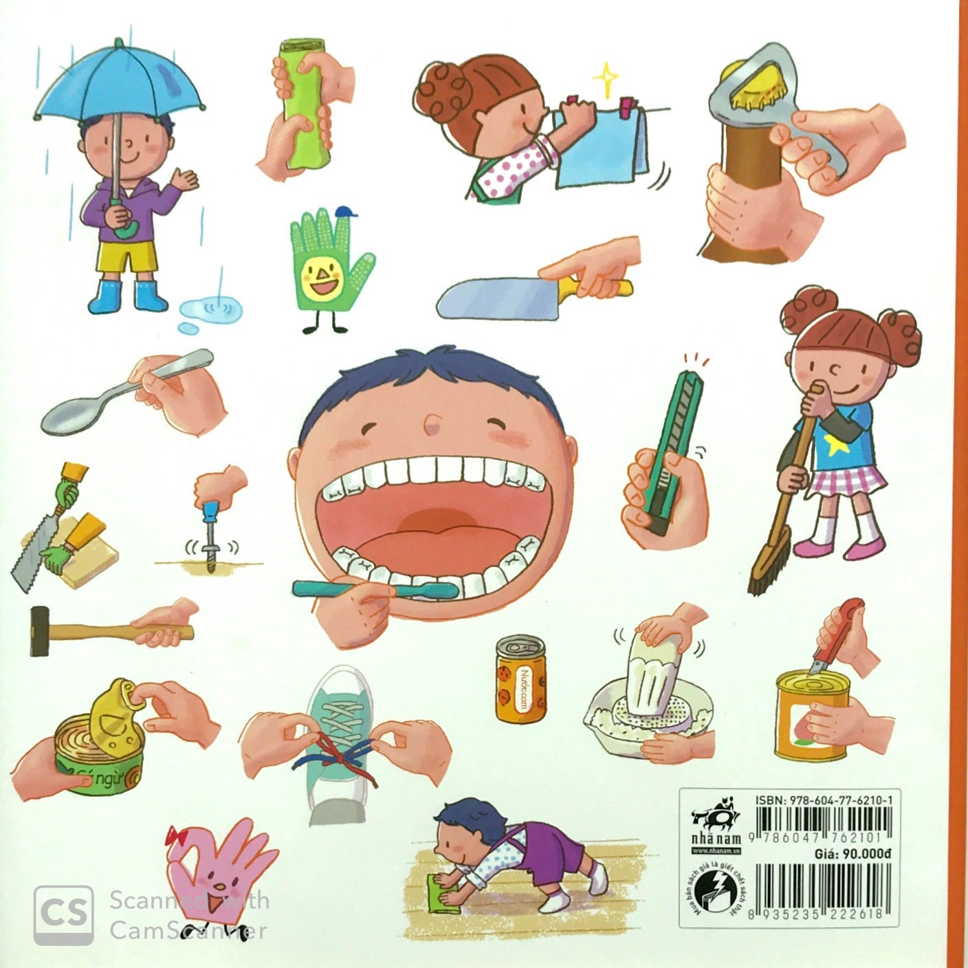 ehon kỹ năng sống - khéo léo dùng đôi tay