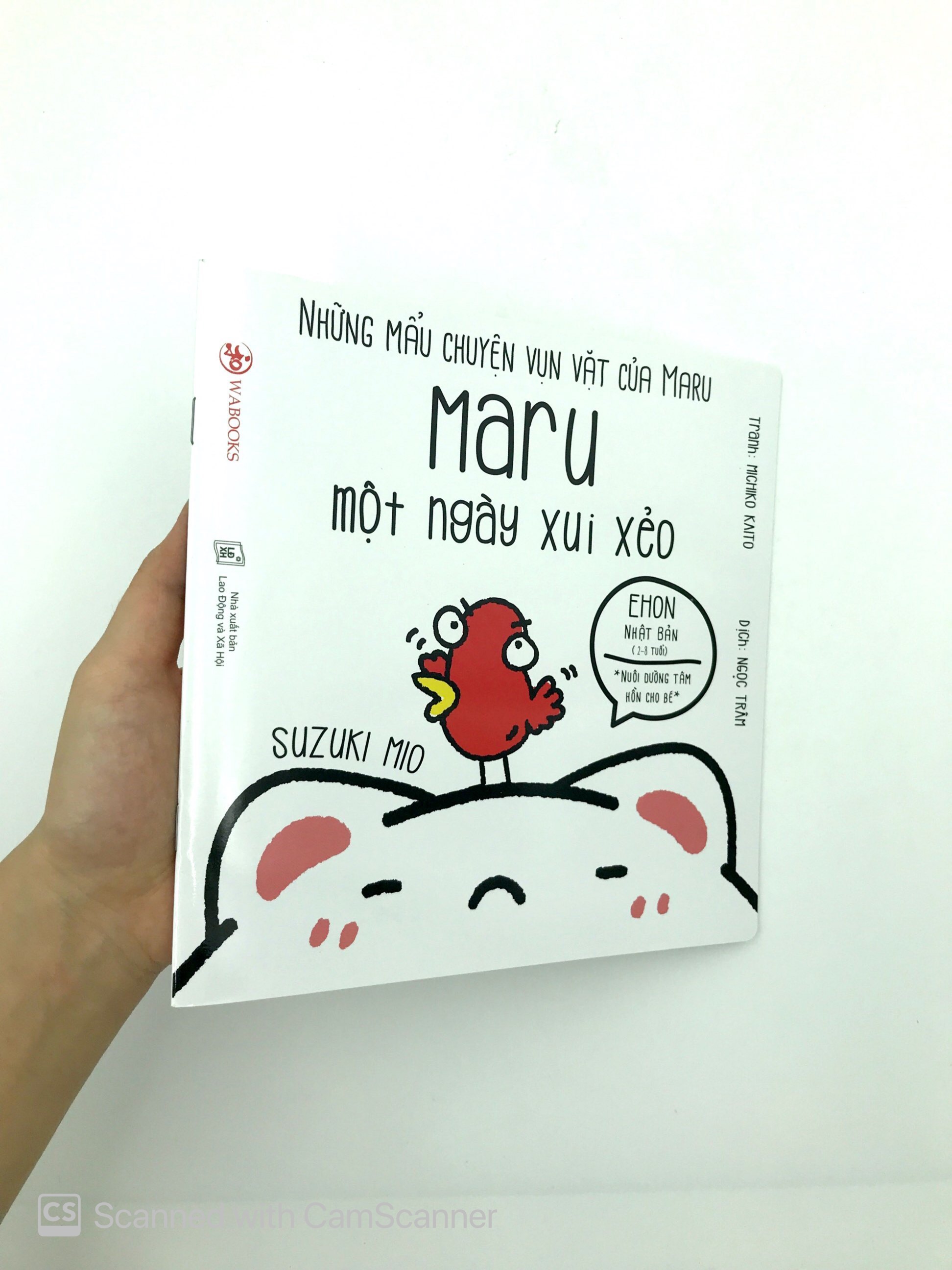 ehon maru - những mẩu chuyện vụn vặt của maru - maru một ngày xui xẻo (2 - 8 tuổi) (tái bản 2019)