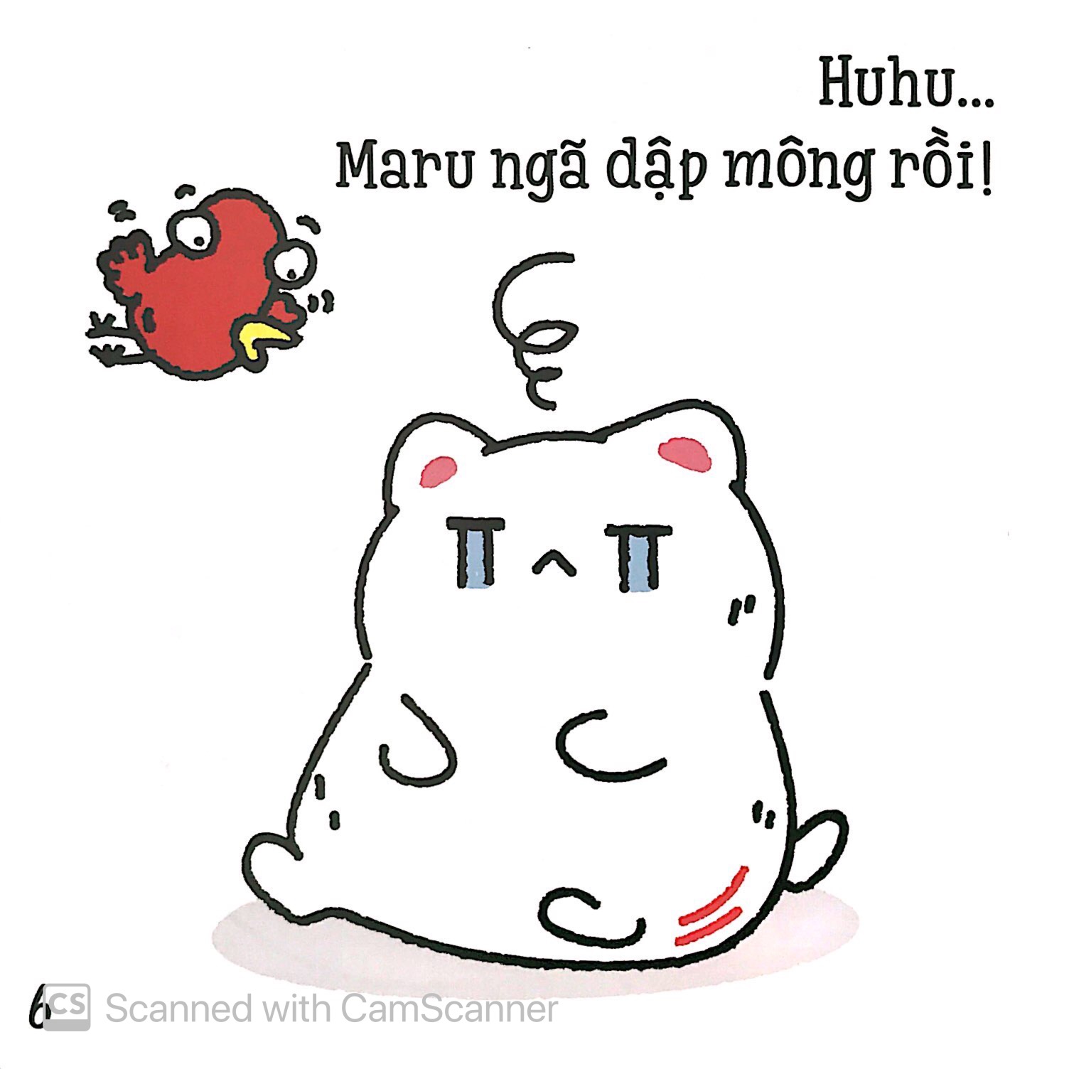 ehon maru - những mẩu chuyện vụn vặt của maru - maru một ngày xui xẻo (2 - 8 tuổi) (tái bản 2019)