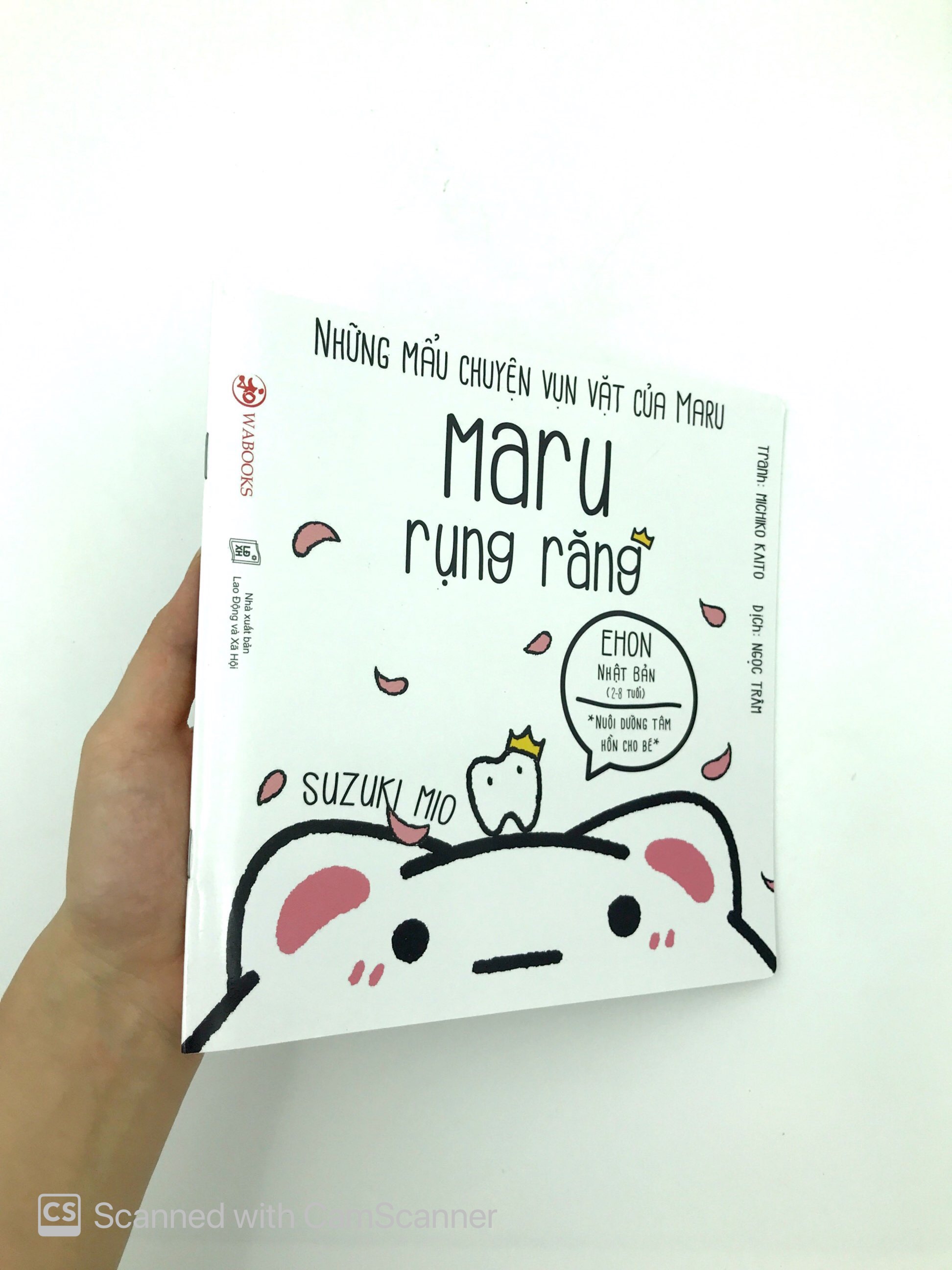 ehon maru - những mẩu chuyện vụn vặt của maru - maru rụng răng (2 - 8 tuổi) (tái bản 2019)