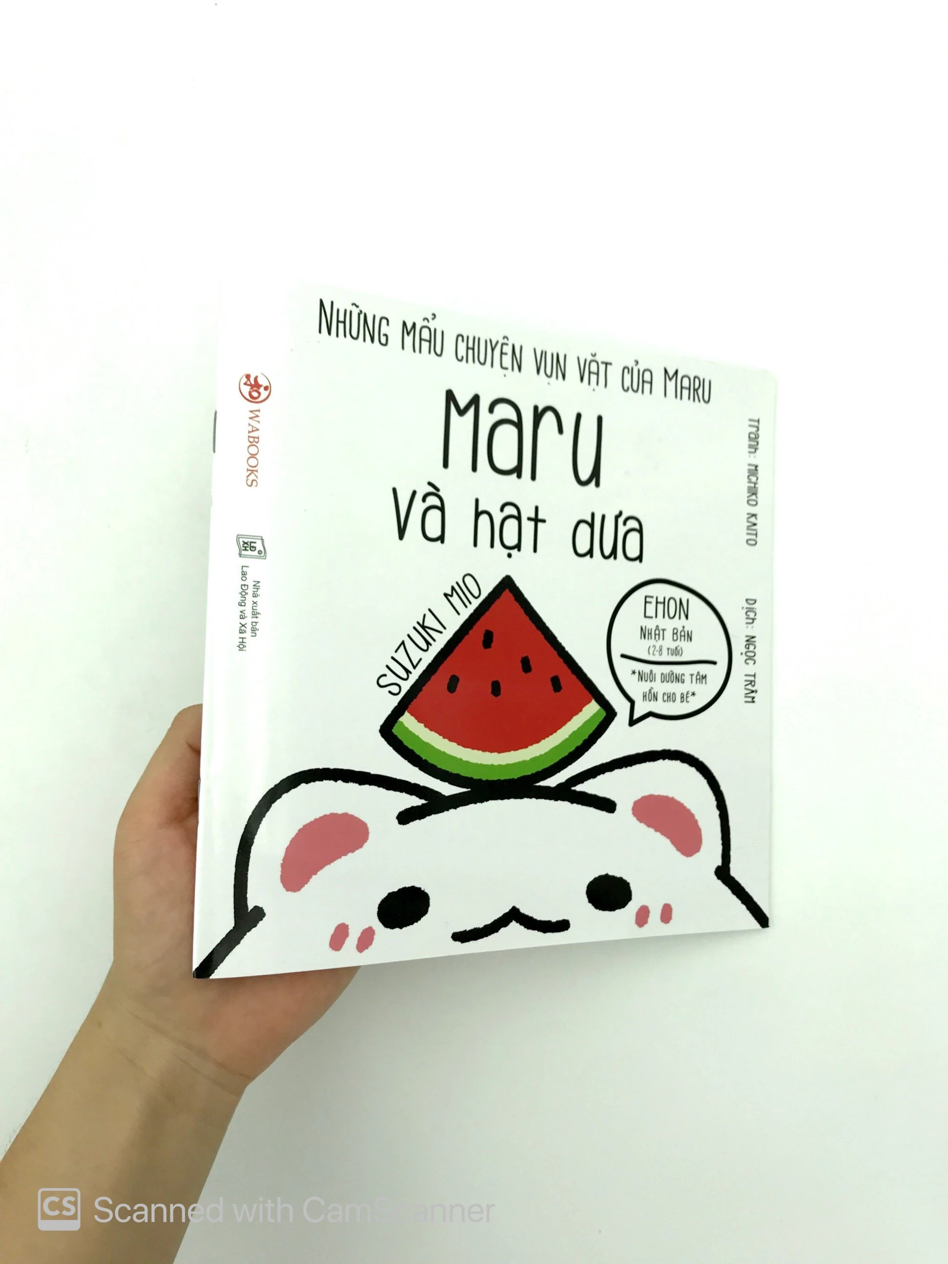 ehon maru - những mẩu chuyện vụn vặt của maru - maru và hạt dưa (2 - 8 tuổi) (tái bản 2019)