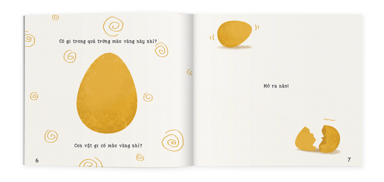 ehon màu sắc - có gì trong quả trứng (0 - 6 tuổi)