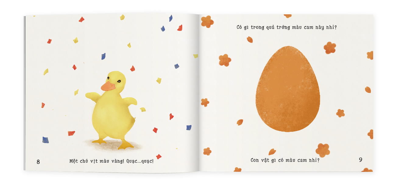 ehon màu sắc - có gì trong quả trứng (0 - 6 tuổi)