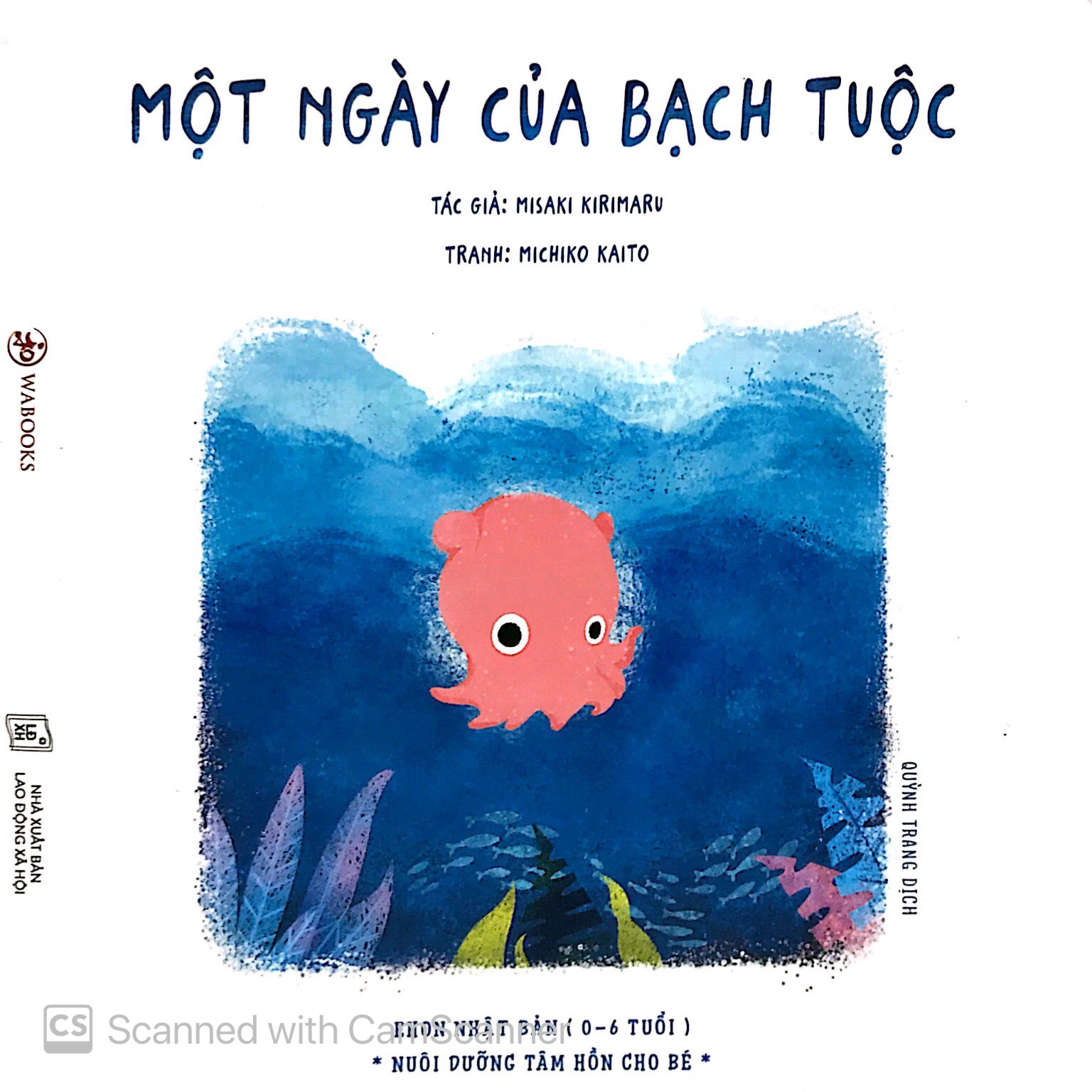 ehon màu sắc - một ngày của bạch tuộc (0 - 6 tuổi)