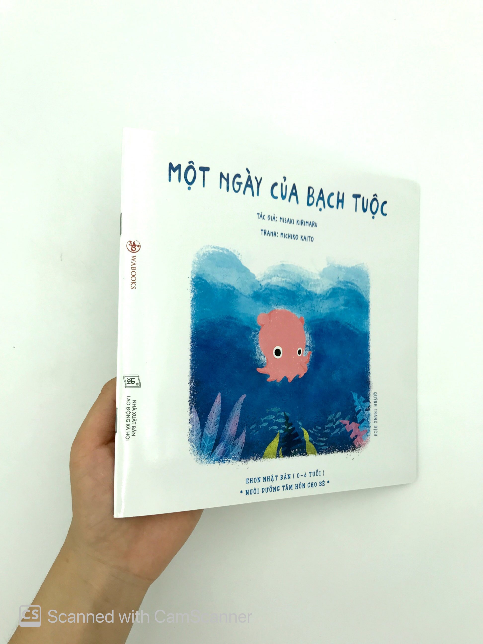 ehon màu sắc - một ngày của bạch tuộc (0 - 6 tuổi)