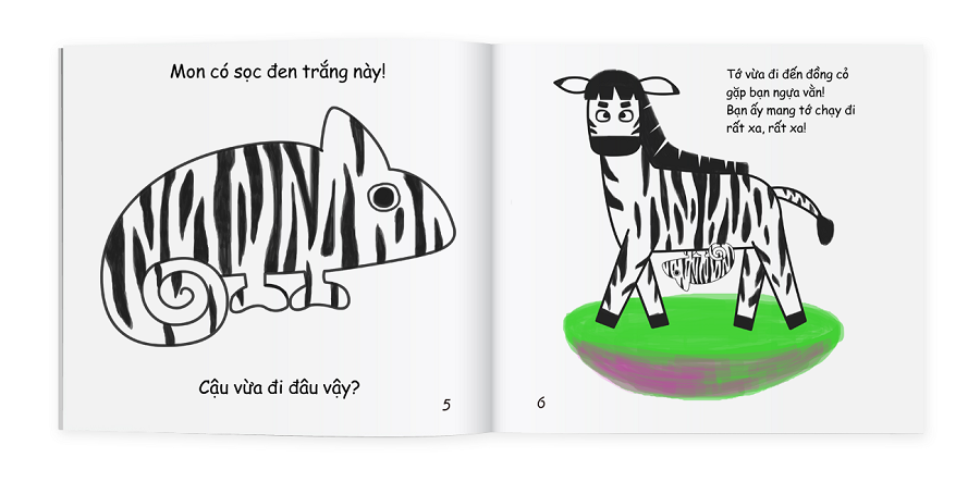 Ehon Mau Sac - O Tac Ke La Nha Ao Thuat