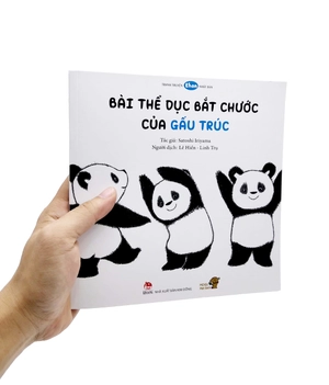 ehon - mọt sách mogu - bài tập thể dục bắt chước của gấu trúc (tái bản)