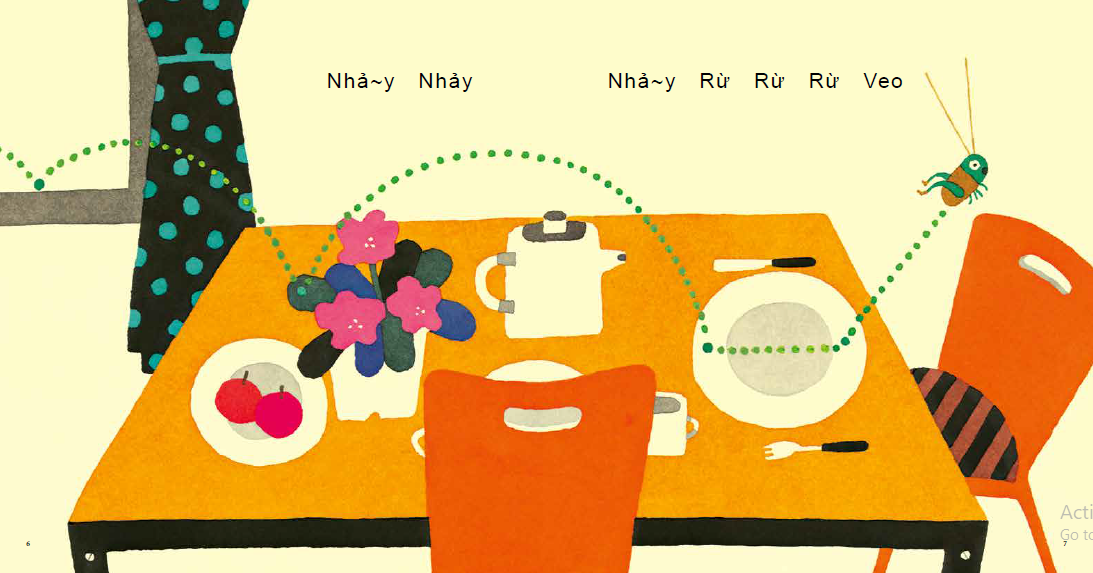 ehon - mọt sách mogu - châu chấu đi dạo (từ 2 - 6 tuổi) (tái bản)