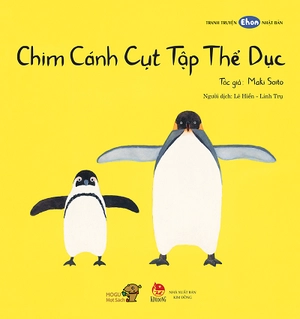 ehon - mọt sách mogu - chim cánh cụt tập thể dục (tái bản)