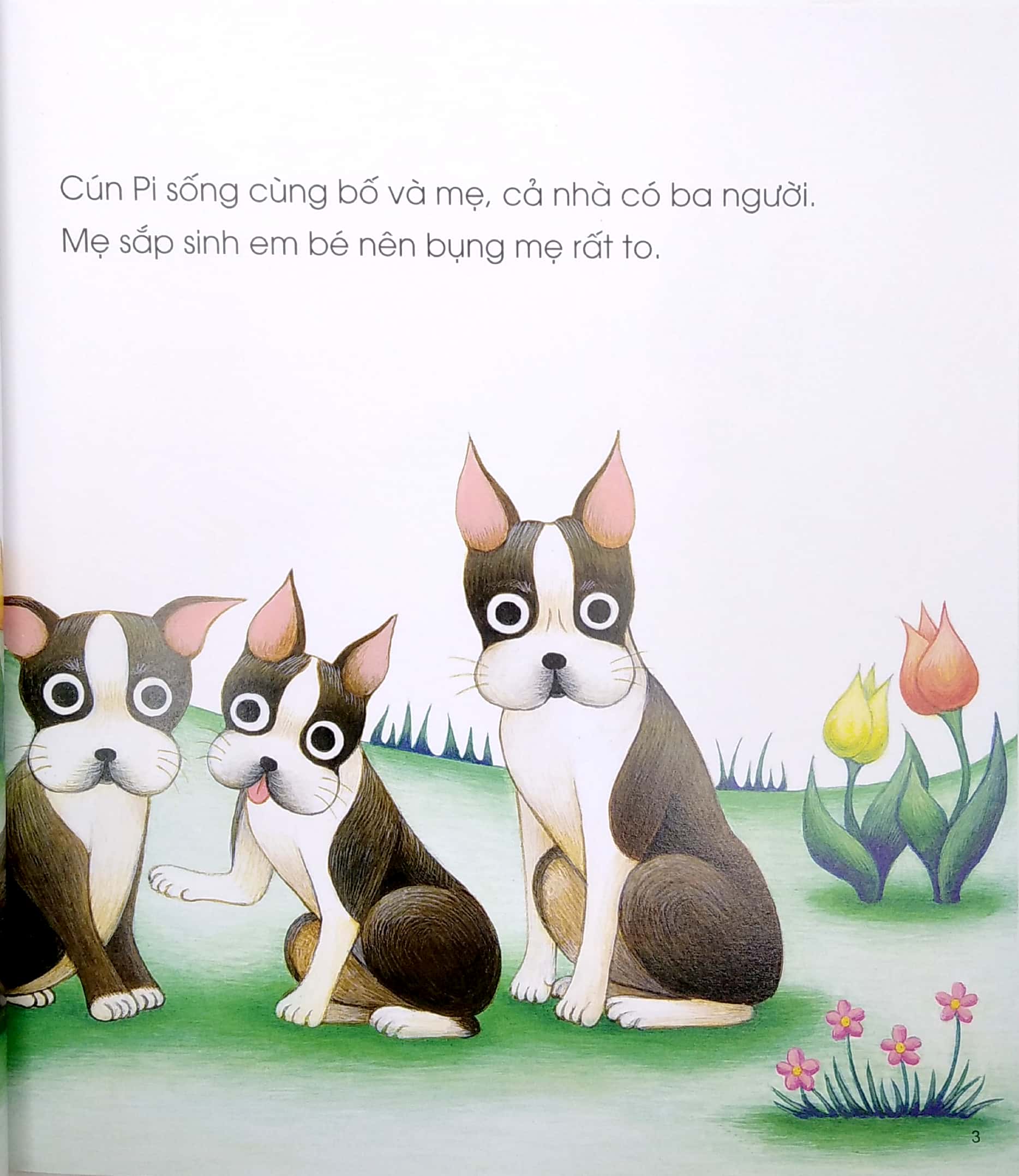 ehon - mọt sách mogu - chuyện của cún pi (từ 3 - 6 tuổi) (tái bản)