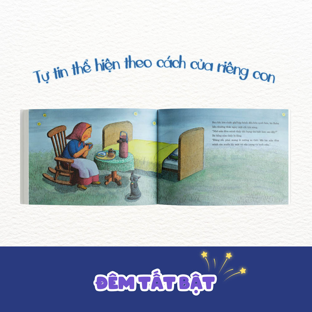 ehon - mọt sách mogu - đêm tất bật (từ 3 - 6 tuổi) (tái bản 2024)