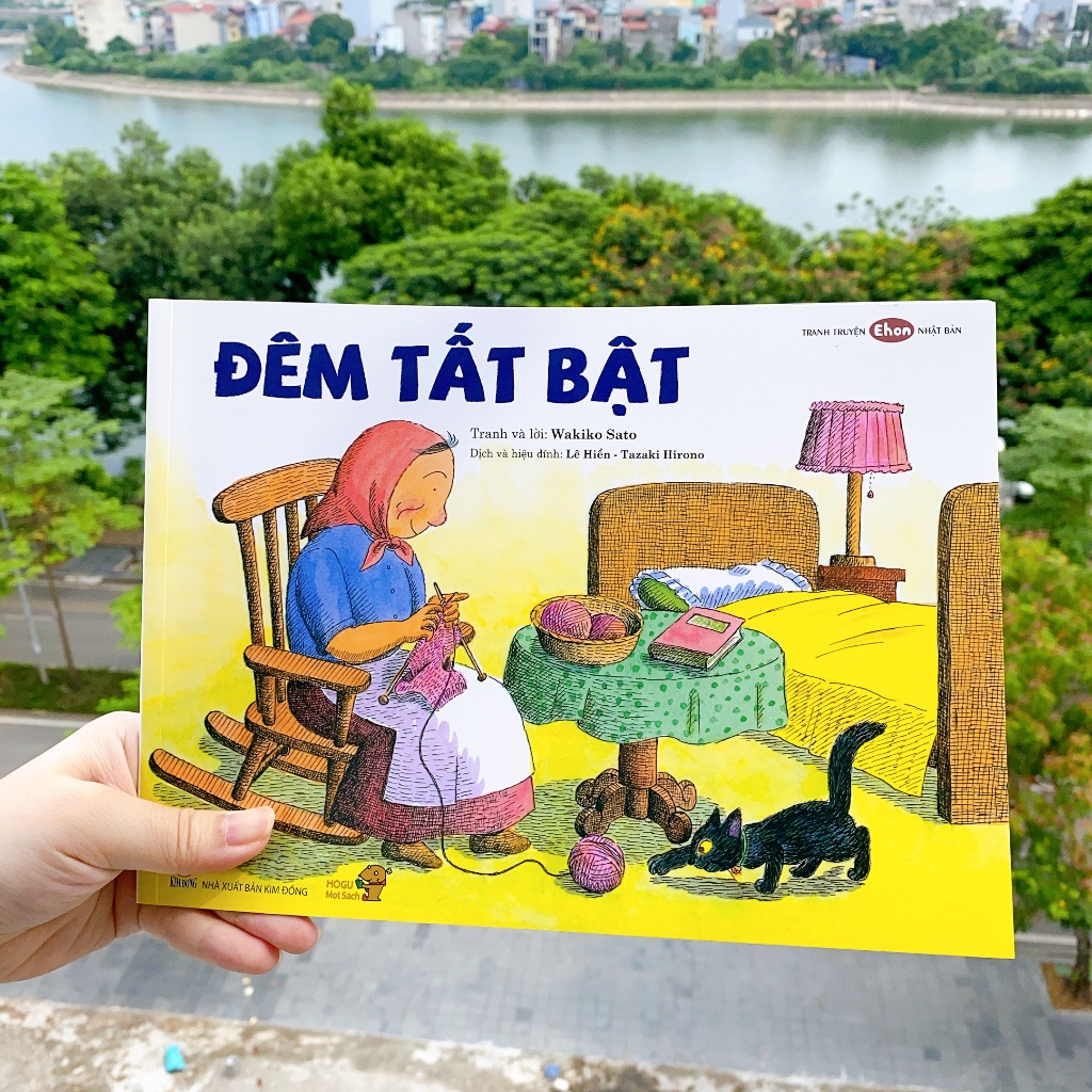 ehon - mọt sách mogu - đêm tất bật (từ 3 - 6 tuổi) (tái bản 2024)