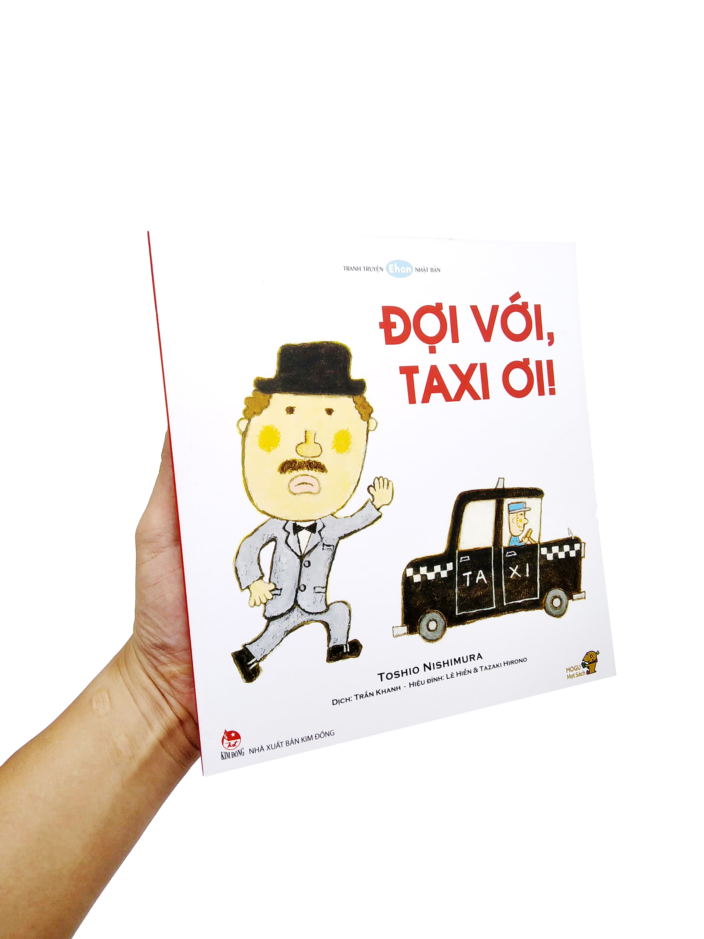 ehon - mọt sách mogu - đợi với, taxi ơi!!! (từ 1 - 6 tuổi)