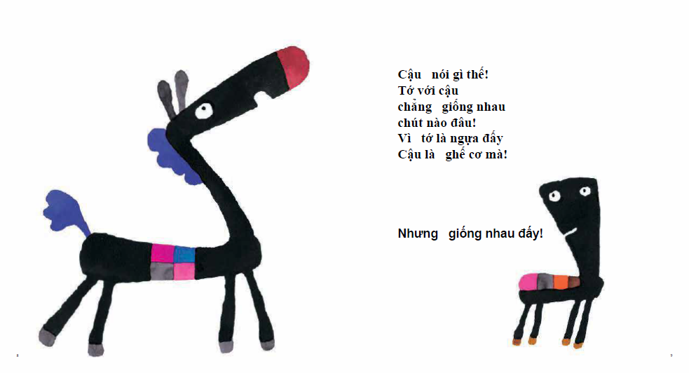 ehon - mọt sách mogu - giống nhau nhỉ!? (từ 3 - 6 tuổi) (tái bản)