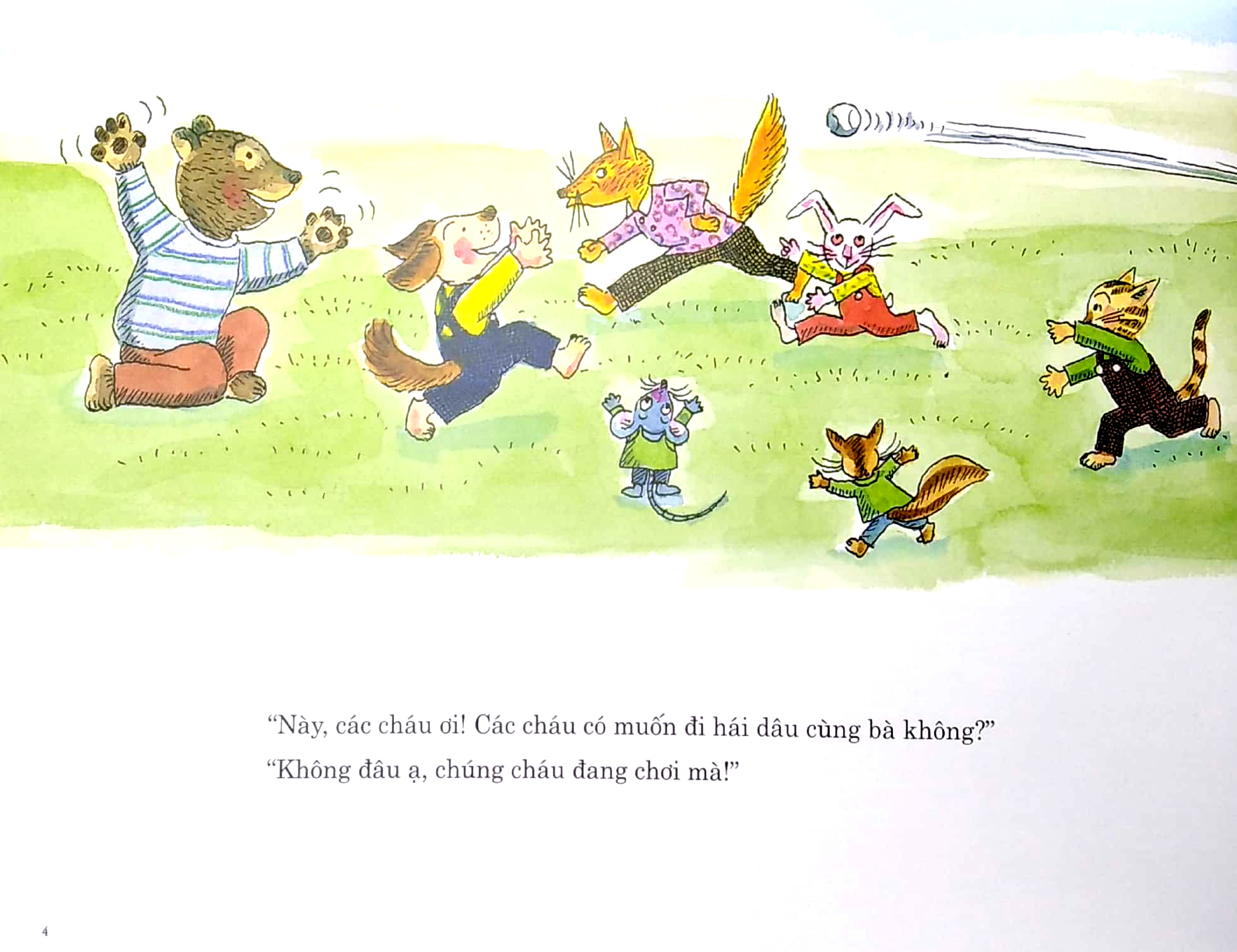 ehon - mọt sách mogu - hái dâu (từ 3 - 6 tuổi)